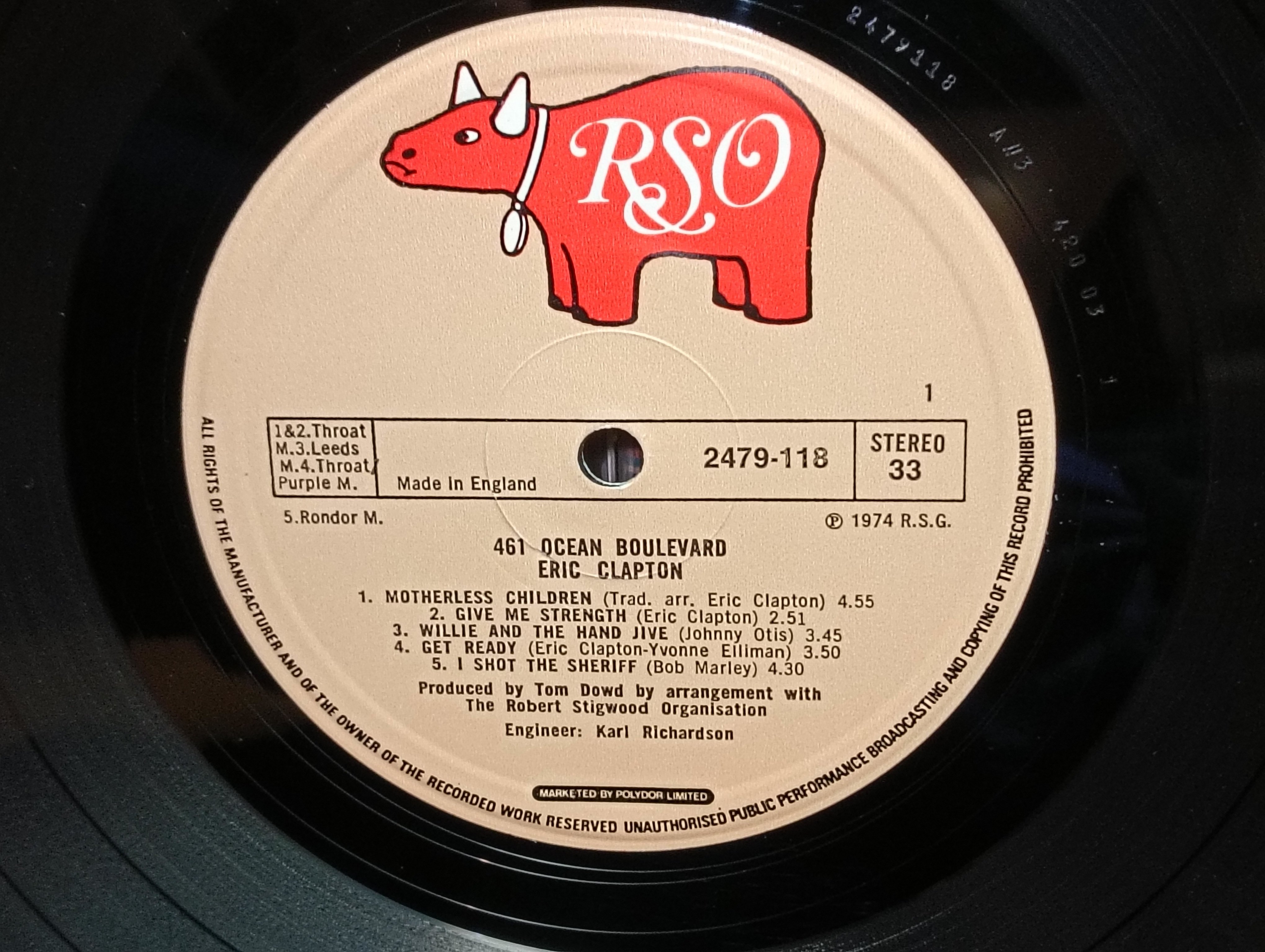 エリック・クラプトン/CLAPTON【レコード：超音波洗浄済】 エリック・クラプトン/CLAPTON【レコード：超音波洗浄済