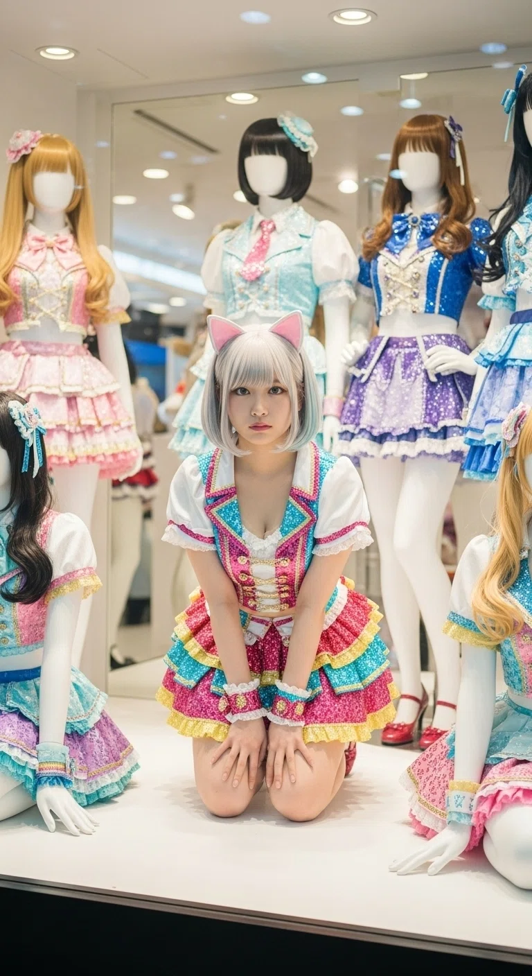 [Whisk] Pretending to be a Mannequin Part 1｜きつねのめがみ