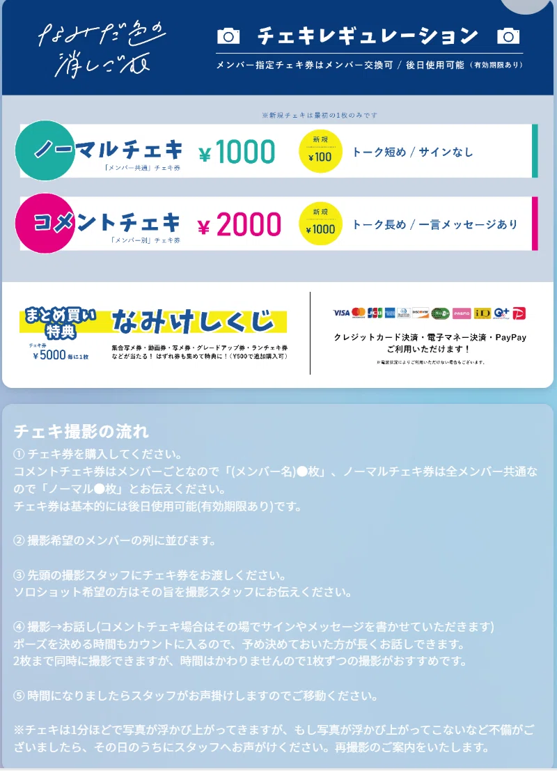 なみけし学を極めてみたい 70時限目 特典会の立ち回り｜すみすま