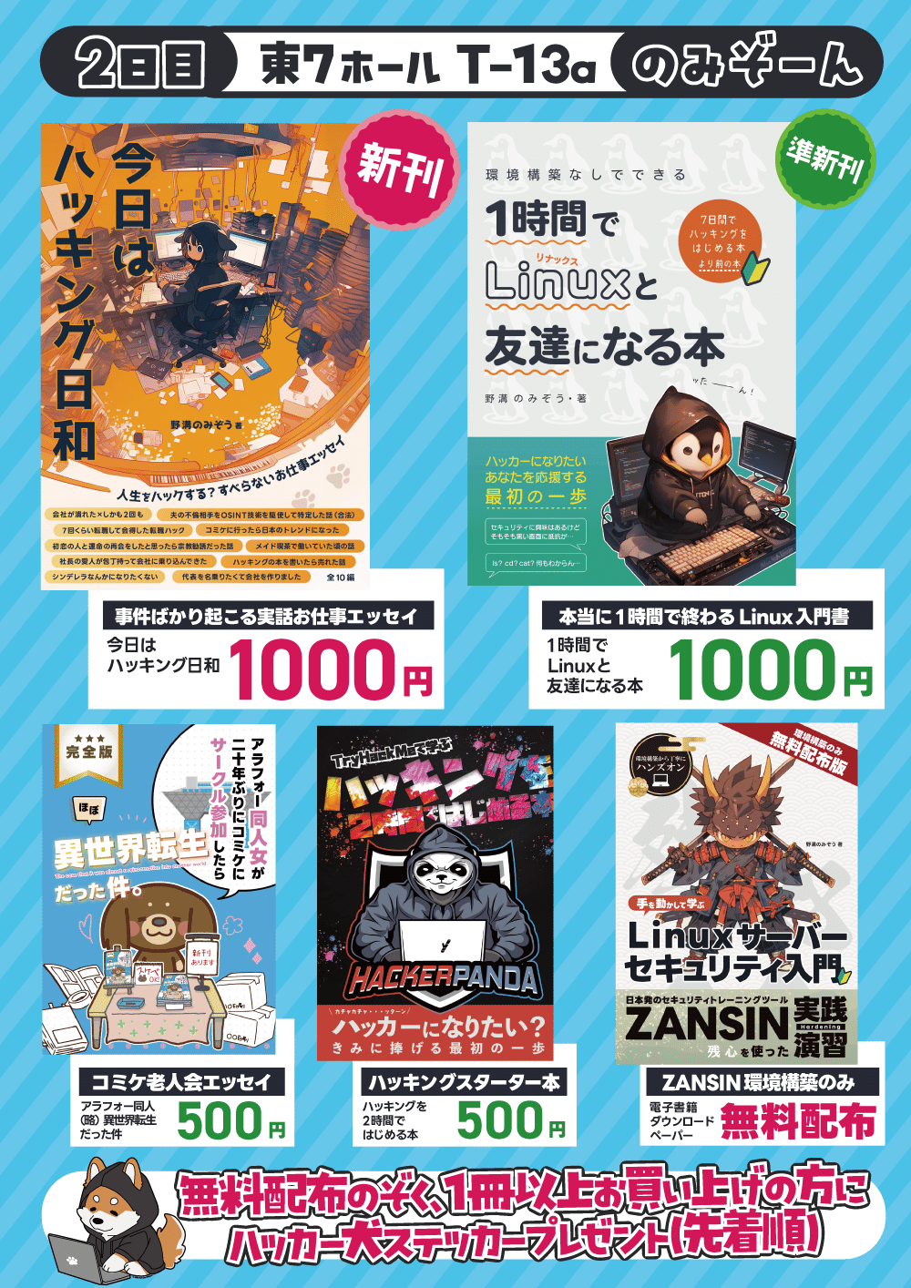 コミックマーケット106（夏コミ）サークル参加記｜野溝のみぞう