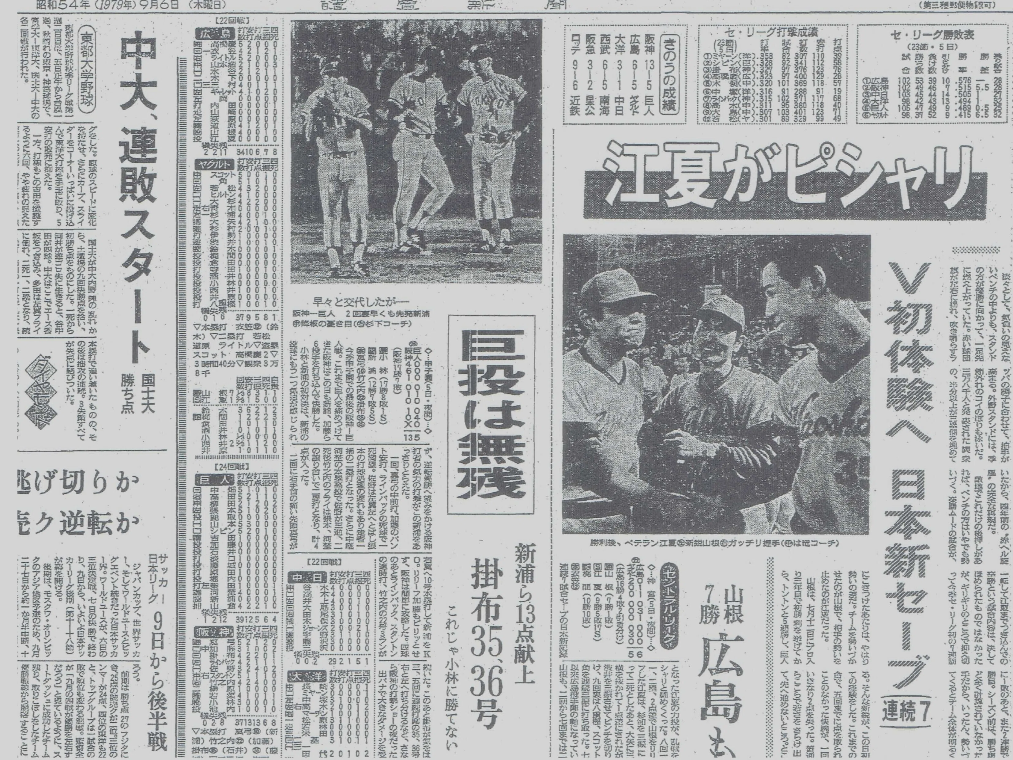 小林繁投手の対巨人8連勝伝説！⑥｜メビウスリッチ12_yekou07