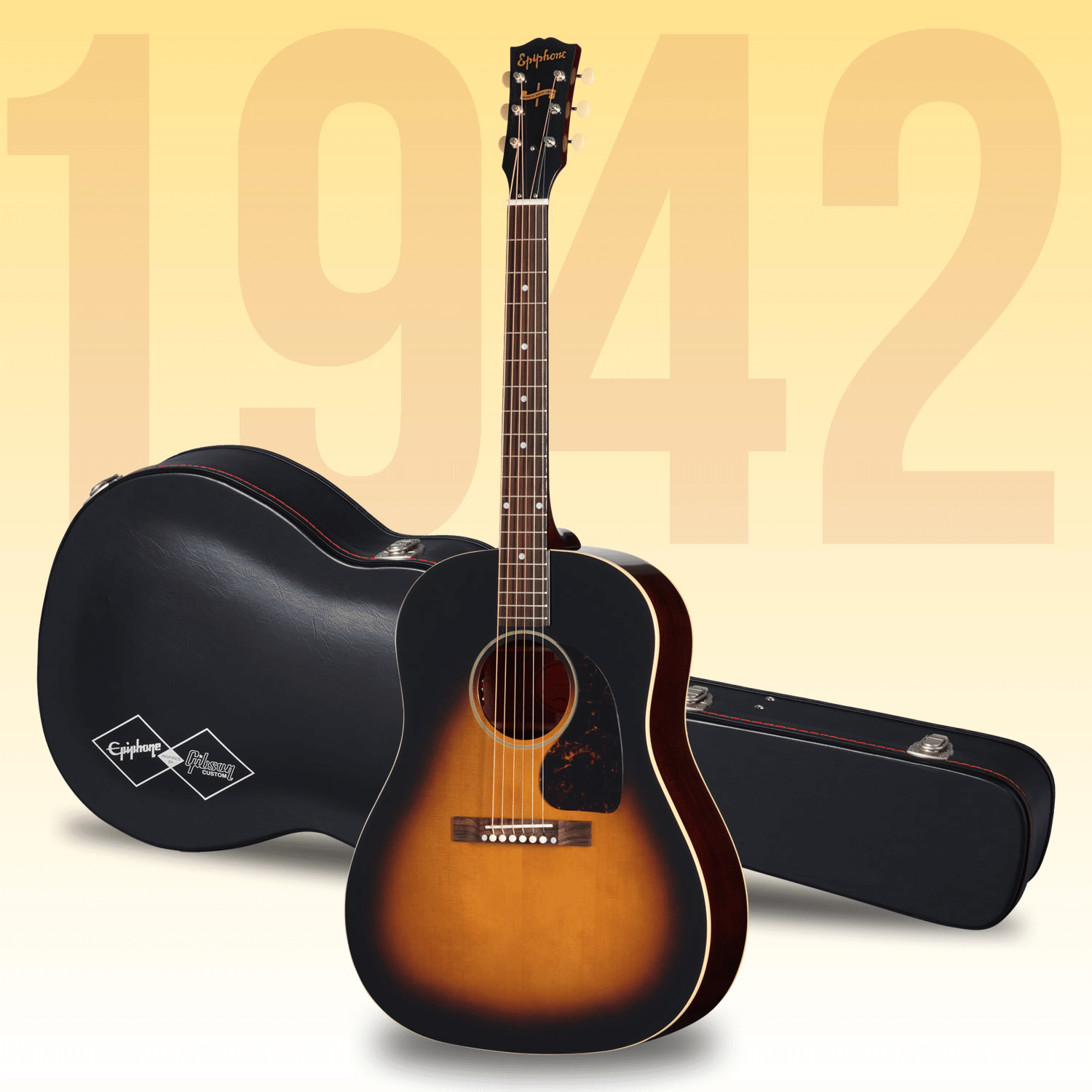 エピフォン×ギブソン・カスタムのコラボで実現した「1942 Banner J-45