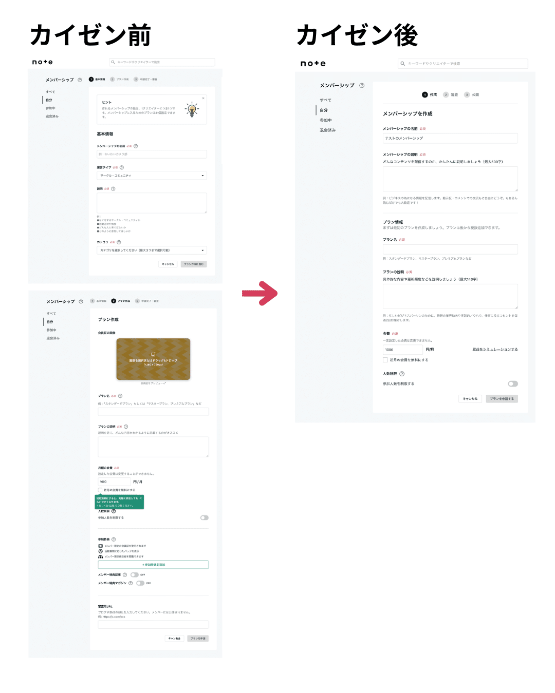 申請の手間を大幅削減！メンバーシップをはじめやすくなりました｜note公式