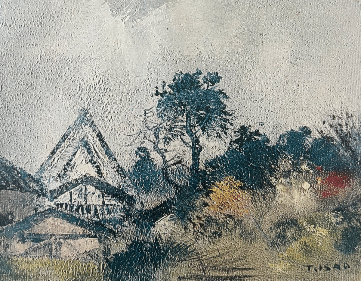 【掛軸】 虚受作者／高浜虚子句：「梅雨晴や家鴨は川の 水冠」／望月晴郎画家 掛軸】 虚受作者／高浜虚子句：「梅雨晴や家鴨は川の 水冠