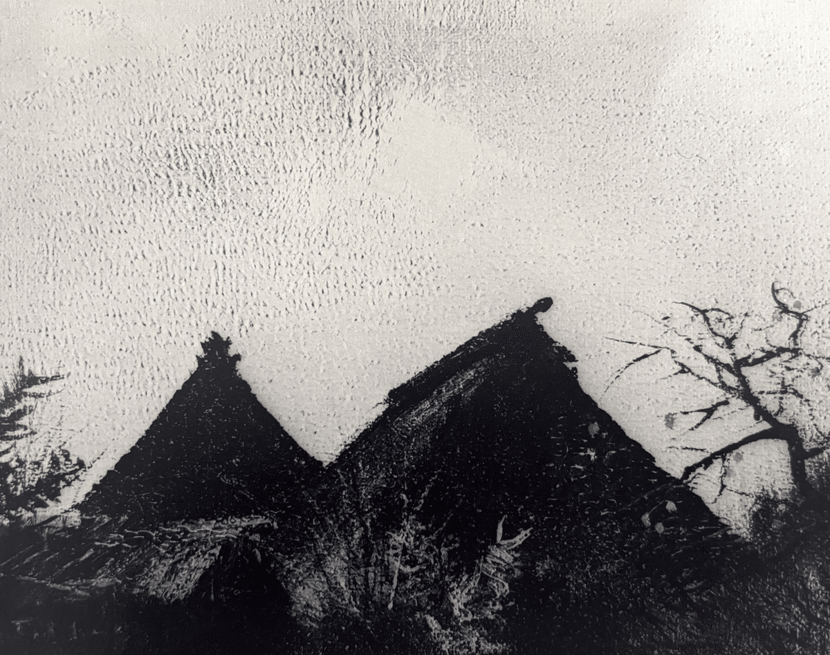 日本人のこころを𧦅うー 悳 俊彦 新作展 銀座ハヤシ画廊 (1973年