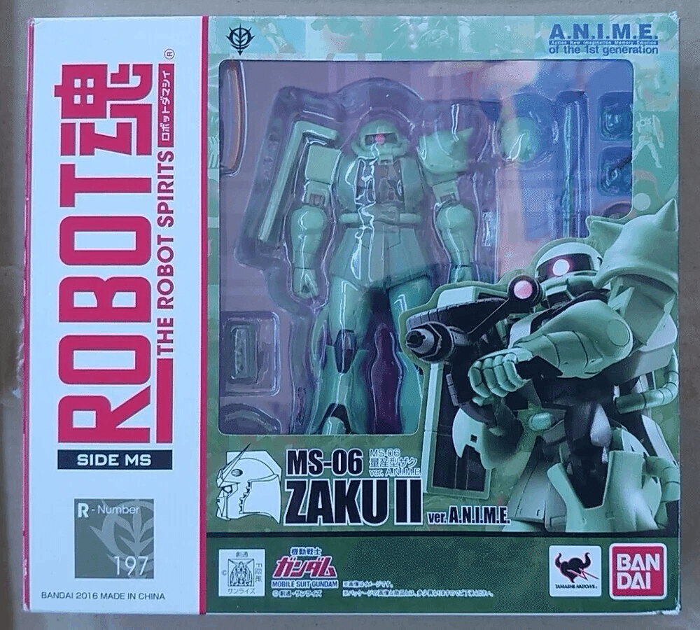 ROBOT魂 MS-06 量産型ザク ver. A.N.I.M.E. Amazon.co.jp: ROBOT魂 〈SIDE MS〉 MS-06 量産型ザク ver