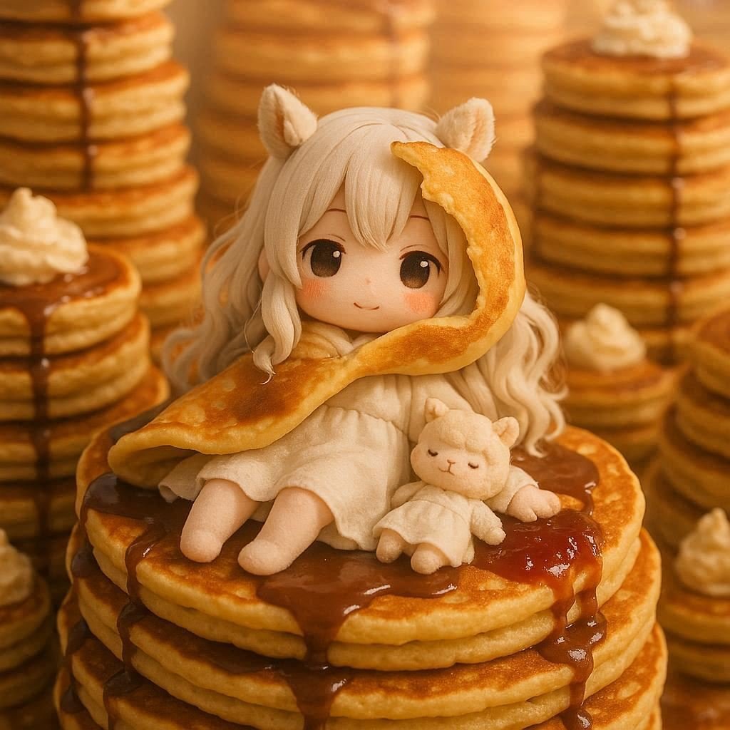 ふわふわパンケーキ♡白くま&ひよこ パンケーキくまちゃん&ひよこ♡