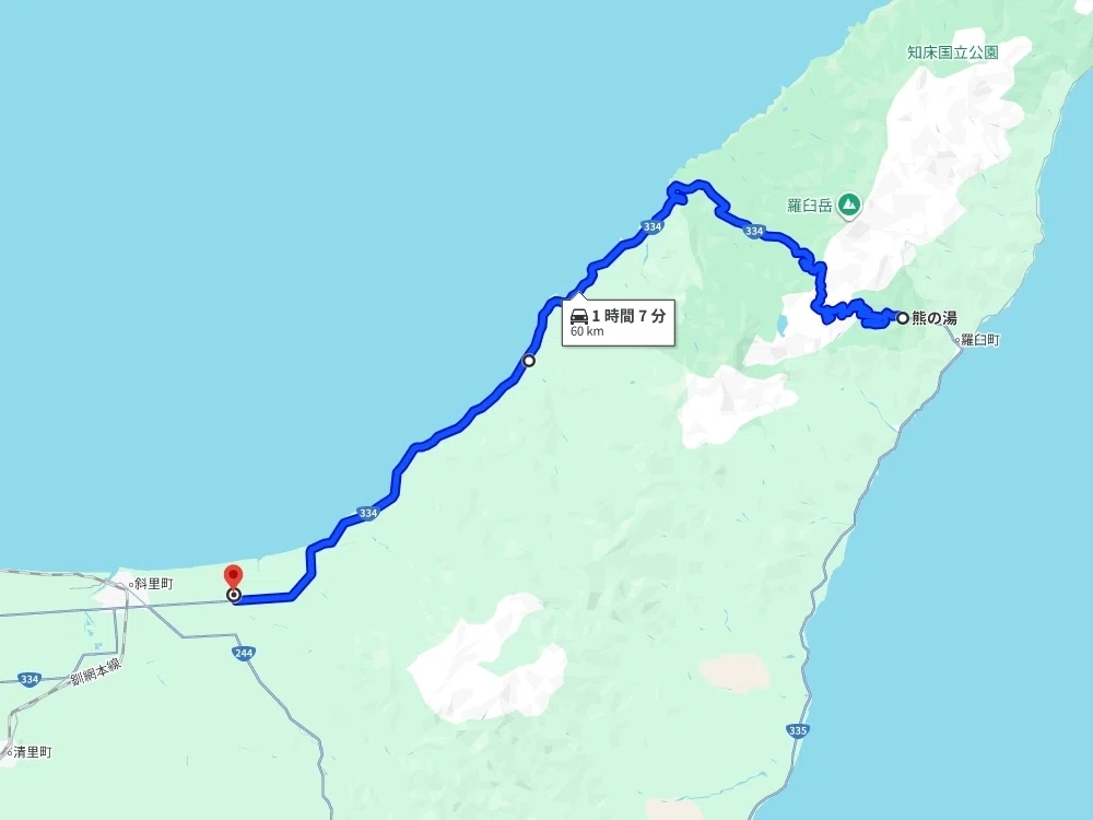 2007 GN125Hでの北海道ツーリング6 鮭の遡る川と611の丘 北海道3日目