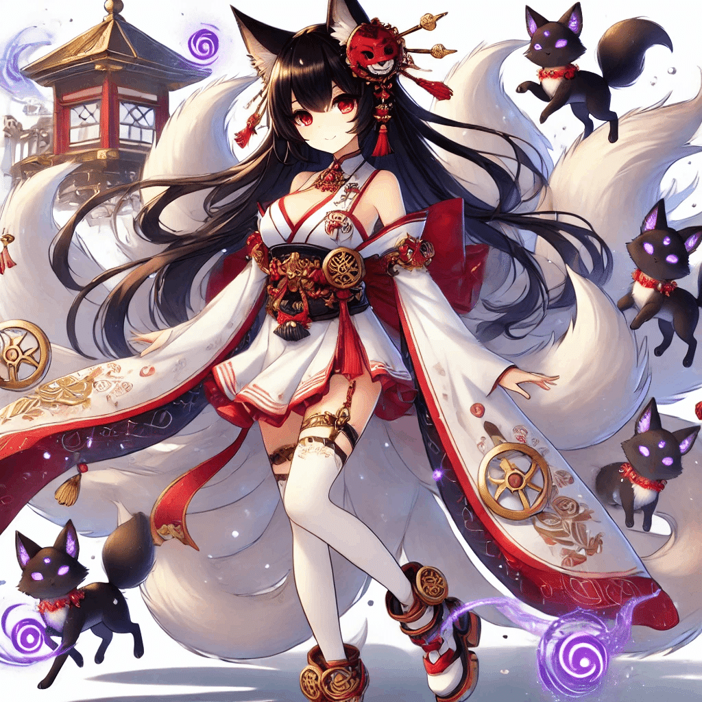 九尾の巫女と黒狐と「無用の用」｜アオメダカ