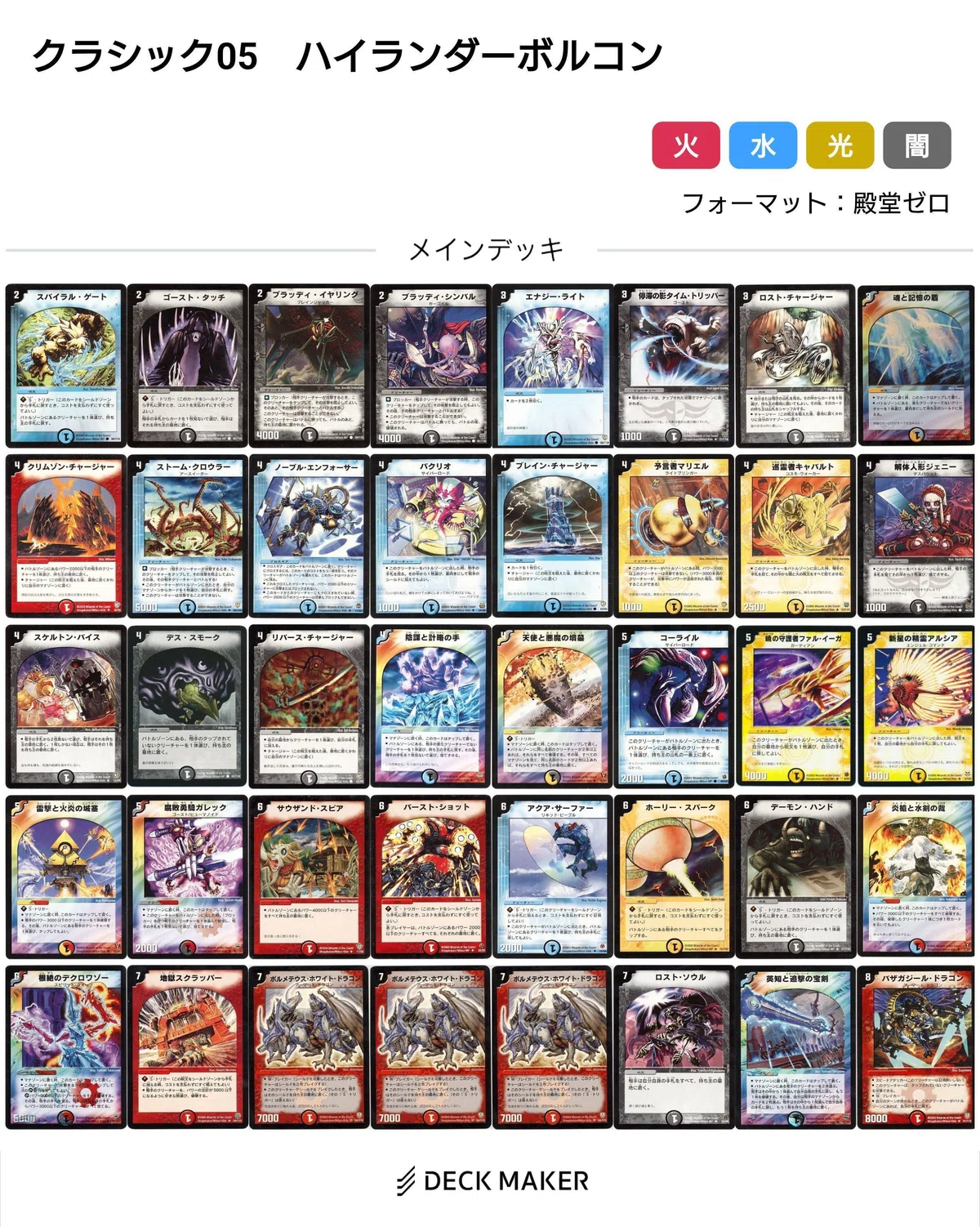 デュエマクラシック05デッキレシピ集【随時更新】｜れもん
