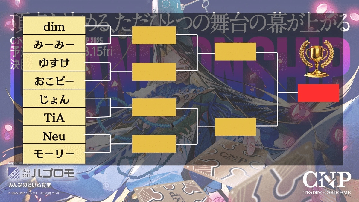 CNPトレカ】CNPトレカチャンピオンシップ決勝トーナメント3位入賞