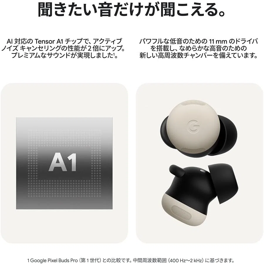 Google Pixel Buds Pro 2 Porcelain 小型軽量｜GetGadgetGot