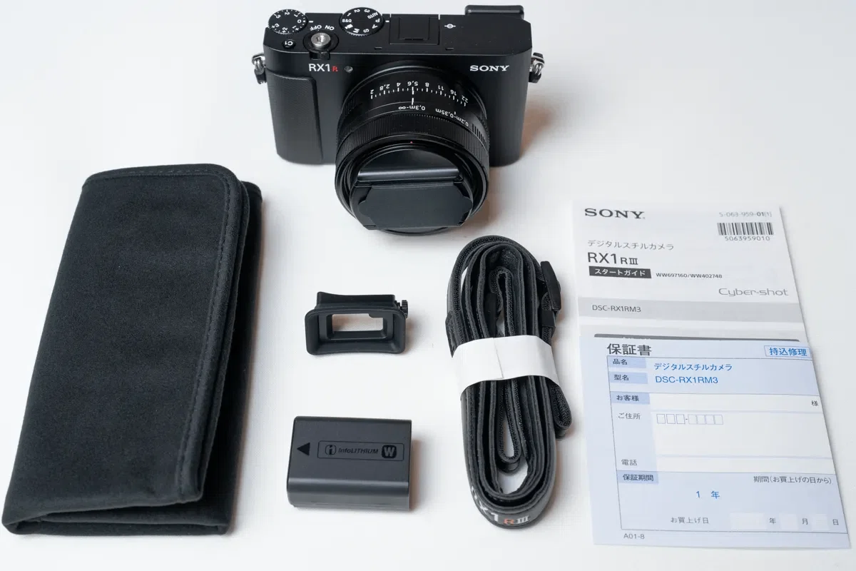 SONY DSC-RX1RM3 RX1RⅢ 付属品セット 新製品 店頭常設展示開始＞レンズ一体型コンパクトカメラの最上位機種