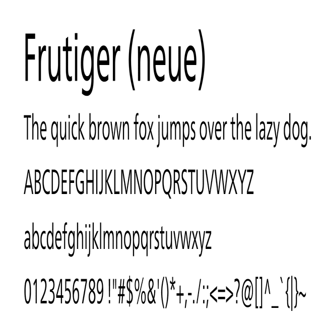 書体のはなし》 #25 空港のために作られたサンセリフ体 “Frutiger