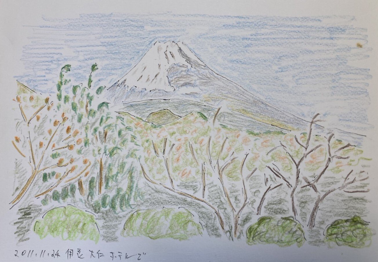 田辺　三重松　素描(デッサン画)箱根の富士 絵画 富士山【鉛筆画】 Mt. Fuji 【Pencil Drawing】 - YouTube