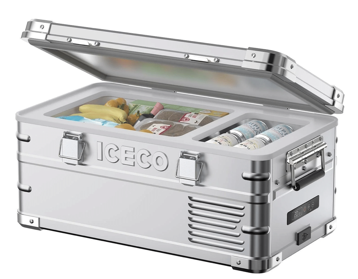 ICECO JP40ProD ポータブル冷蔵庫 専用カバー付き2室独立温度制御 楽天