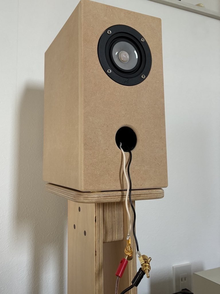 MarkAudio Alpair5G スピーカー搭載 バスレフバックロード MarkAudio Alpair5G スピーカー搭載 バスレフバックロード