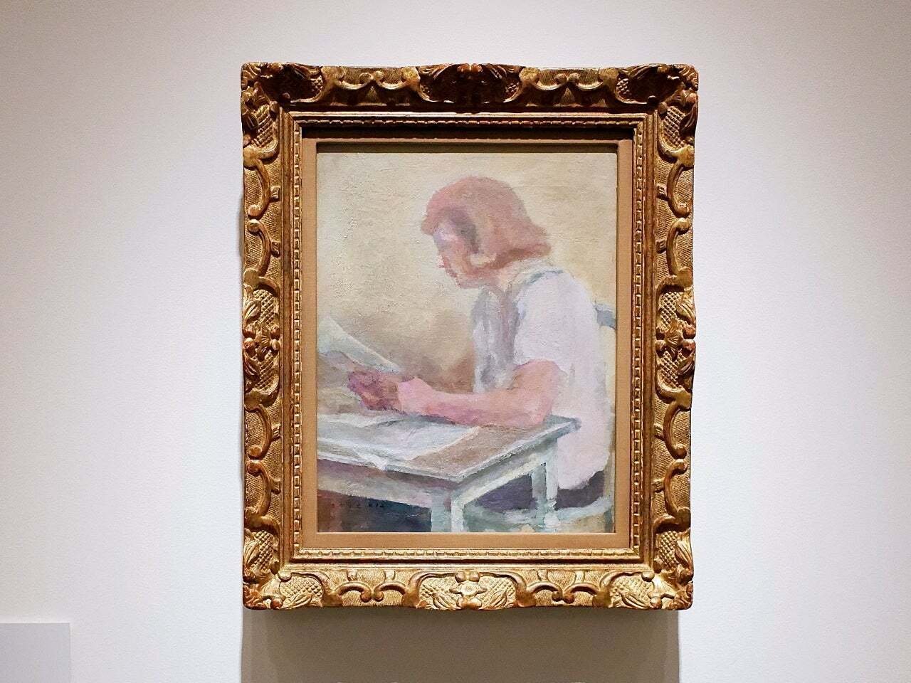 見て読む時間】坂本繁二郎《読書の女》を見て、豊永浩平氏の著作『月ぬ