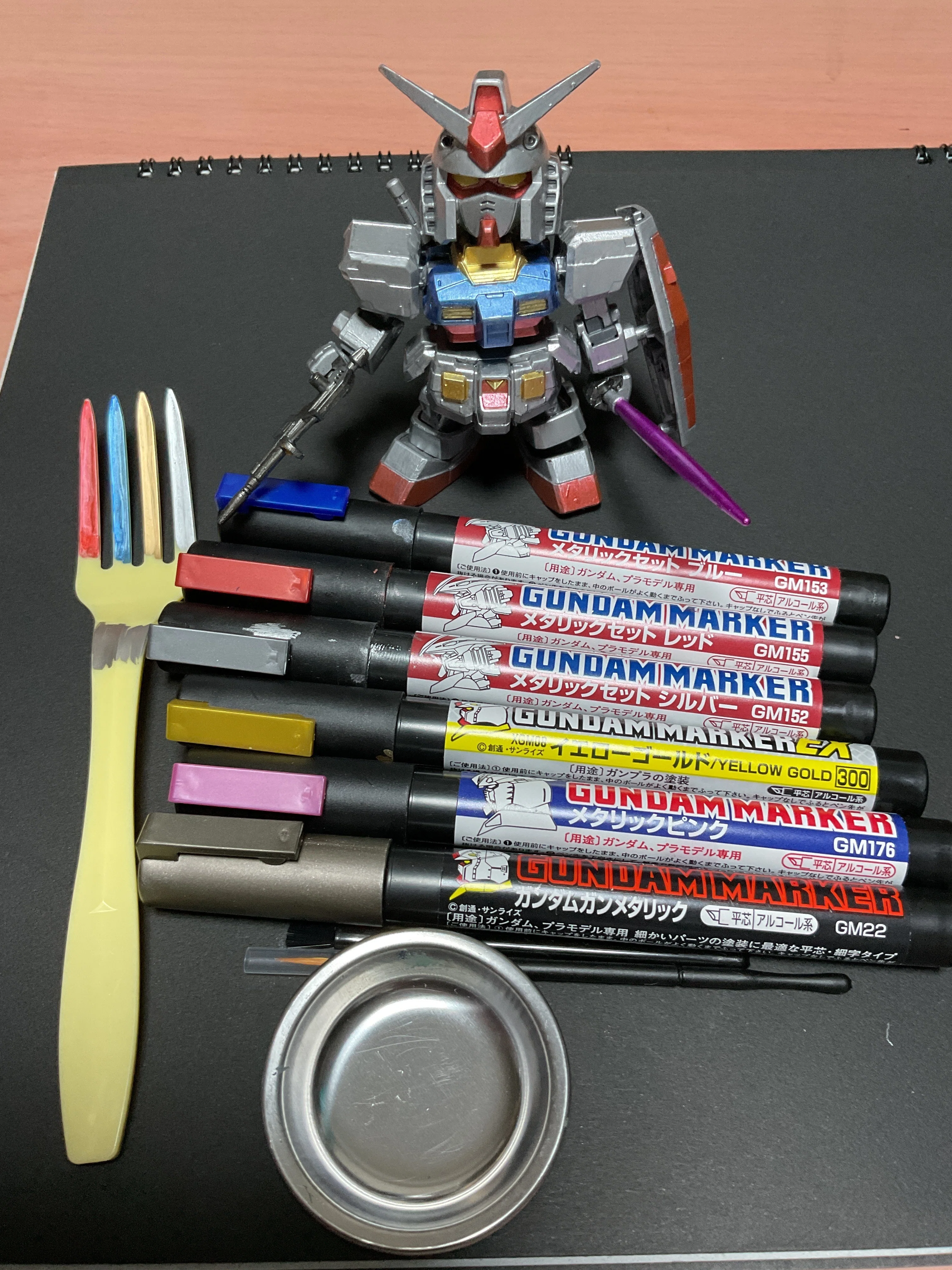 プラモデル制作：SDEXスタンダード RX78ガンダム(塗装完了)｜DeepOne