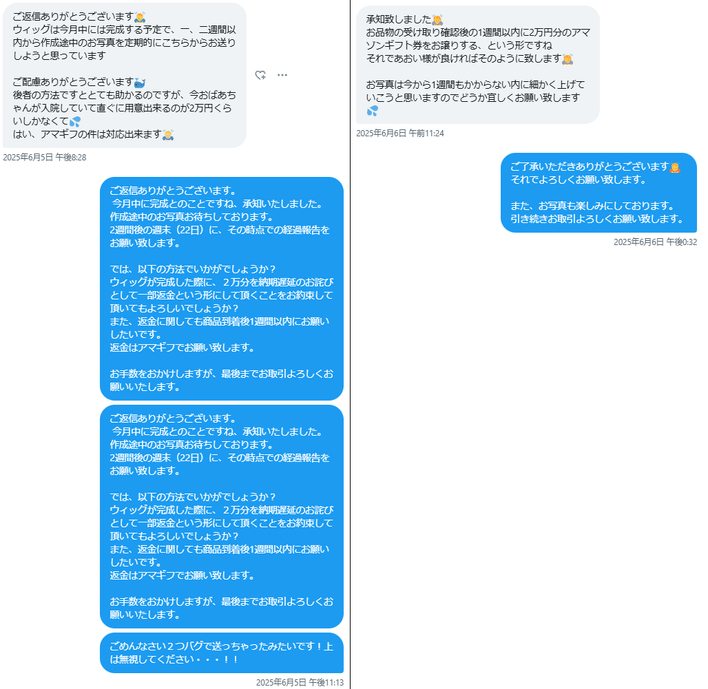 nya様 ウィッグオーダー お見積もりページ ☺️様 専用ページ コスプレウィッグオーダー - メルカリ