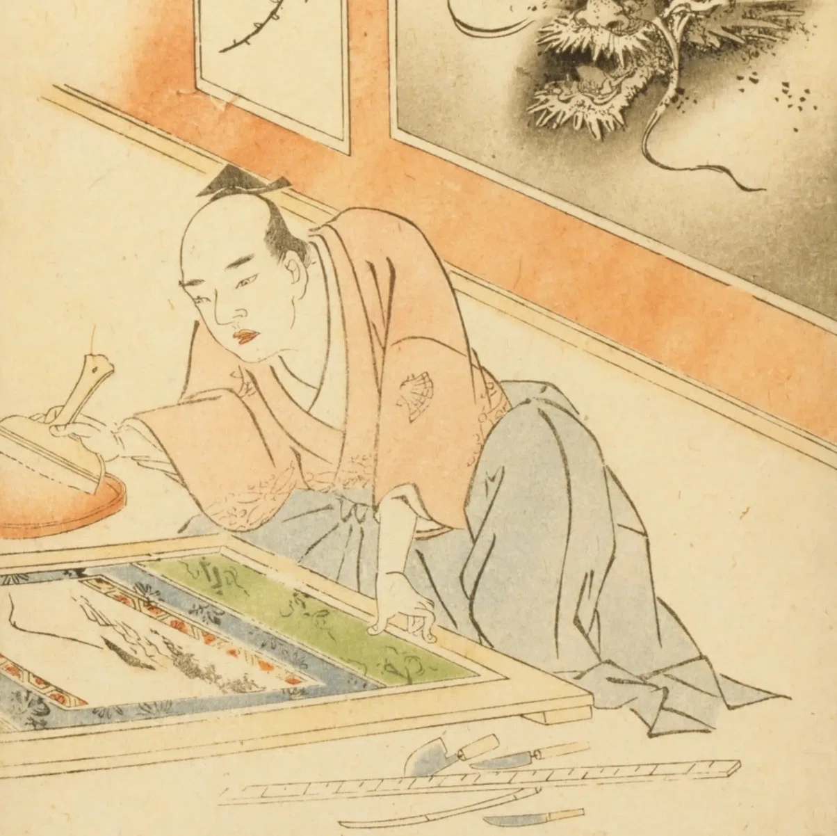 職人図鑑】彩画職人部類（22）経師（きやうじ）｜mominaina
