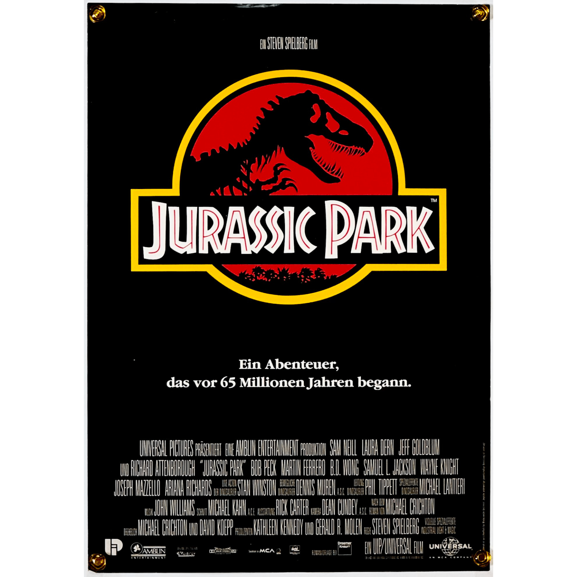 声優サイン入りB1ポスター ジュラシック・ワールド: 炎の王国 声優