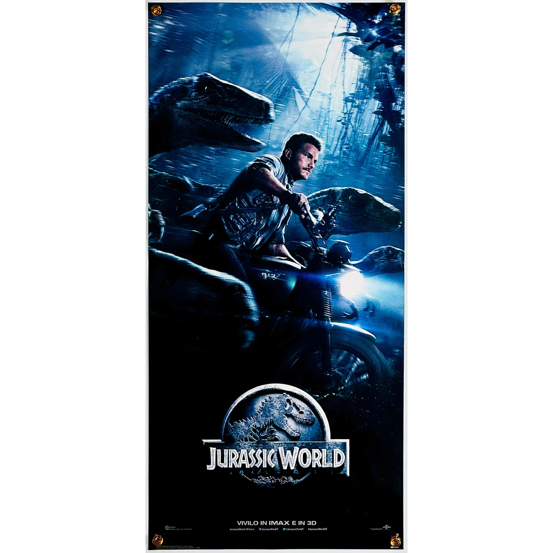 枚数限定*映画館用片面印刷ポスターUS版:ジュラシックパーク 枚数限定*