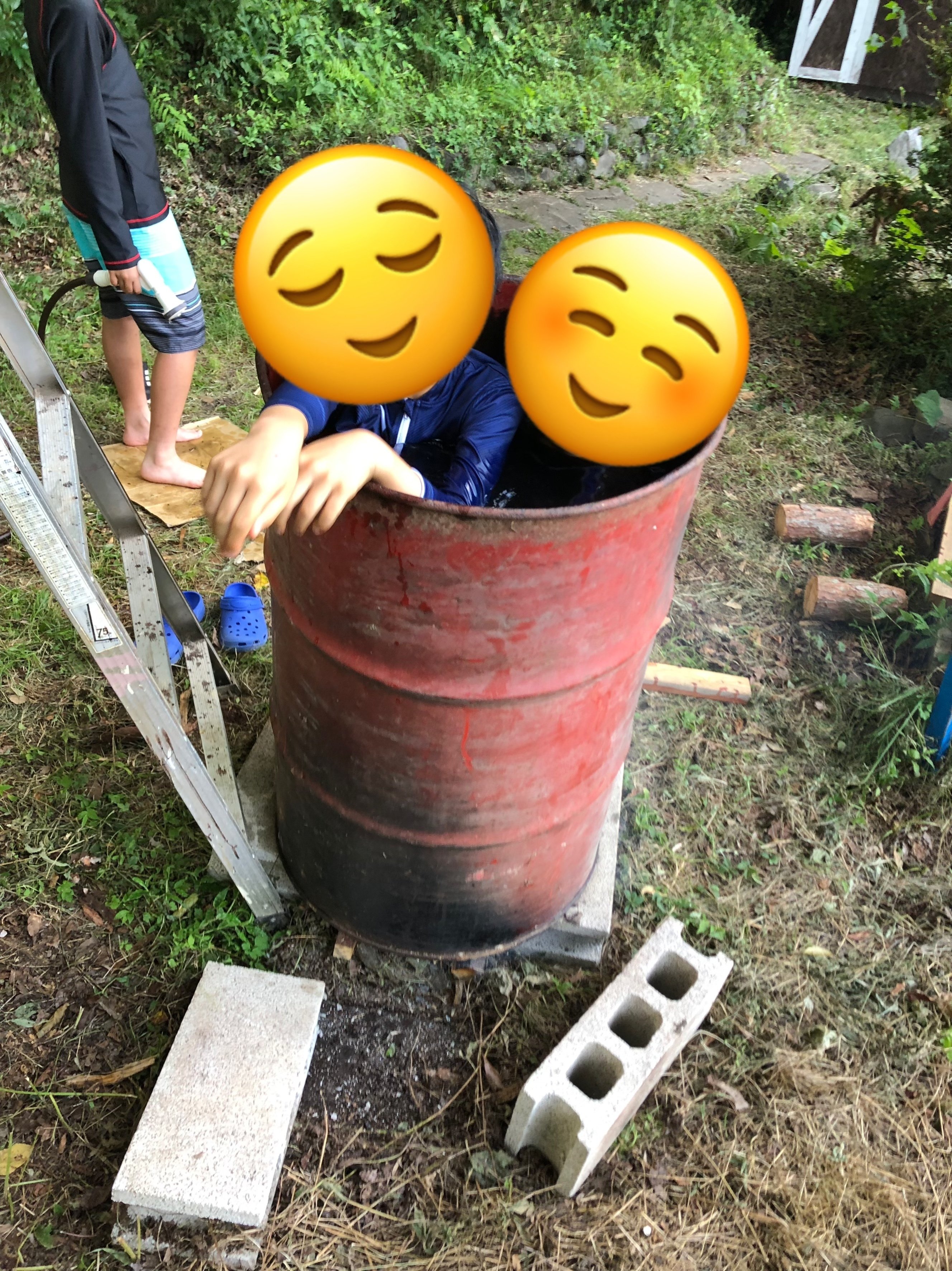 ドラム缶風呂のアヤシイ魅力｜ASAI Nature Climbing