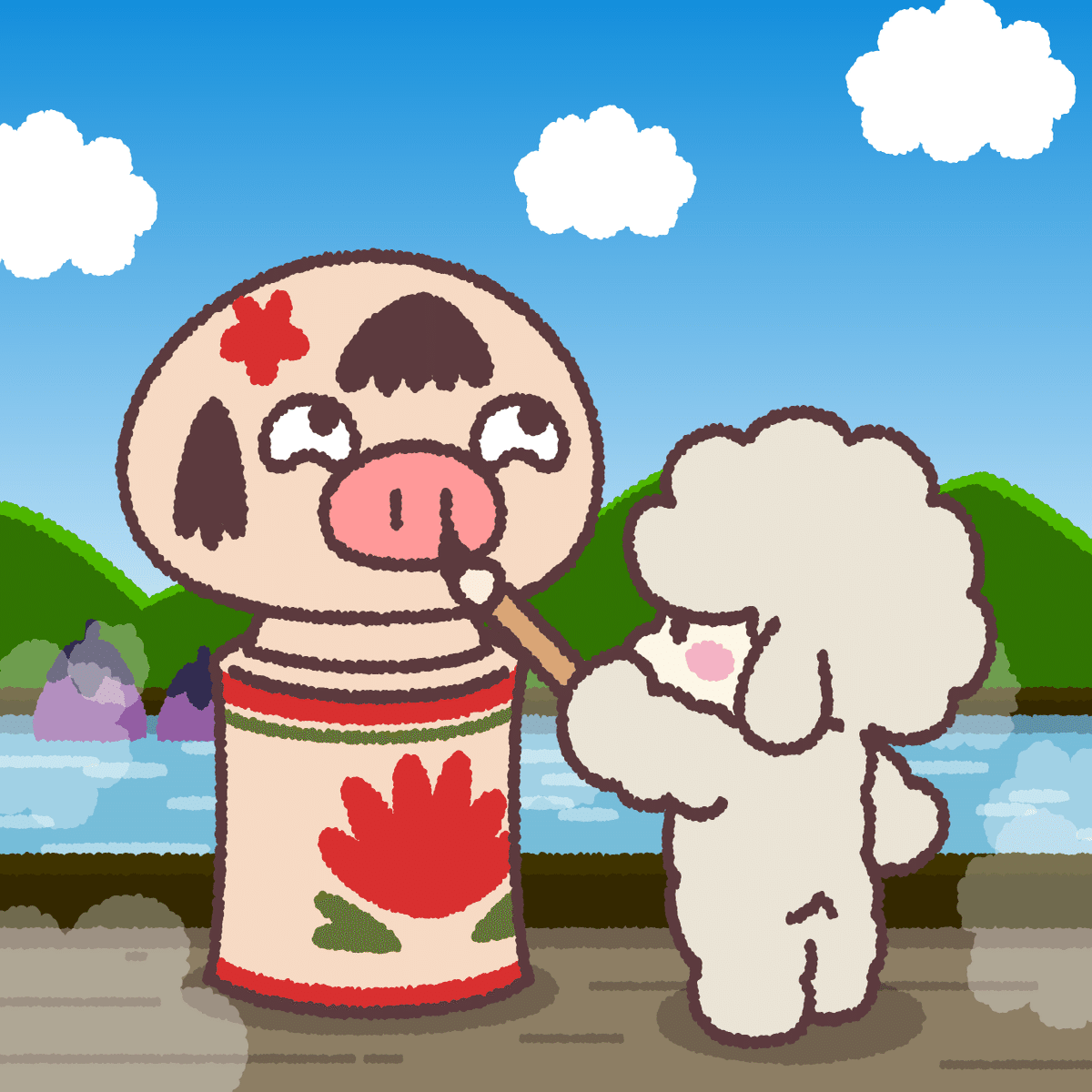 ぶたたの日本縦断旅行05【宮城県】｜decosmith