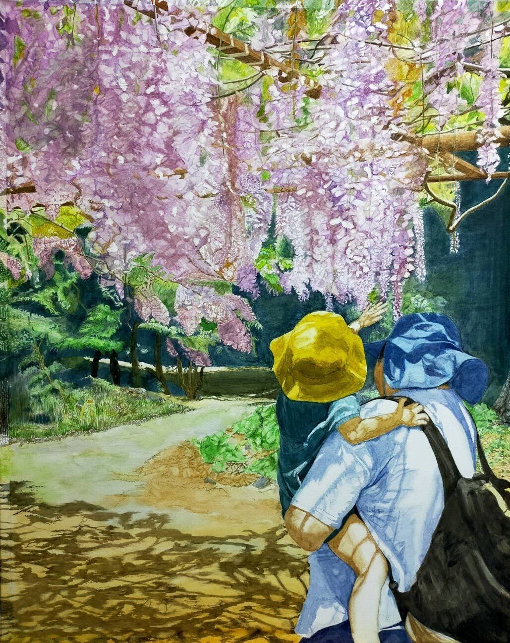 Step70】「絆」の水彩画｜瑞島 魁祐（みずしま かいゆう）