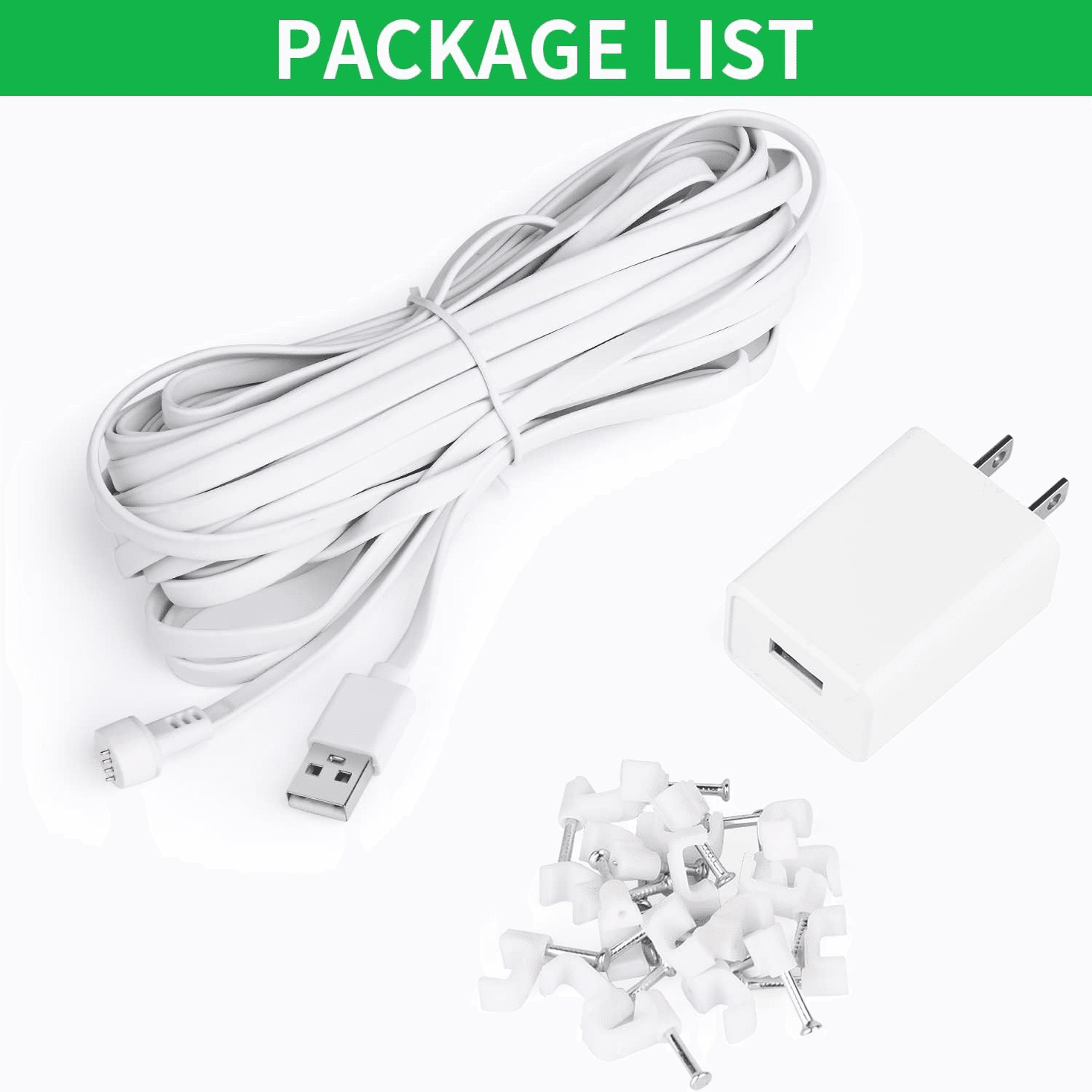 Google Nest Cam 付属品、防塵・防滴ケーブル 10 m Amazon | Google Nest Cam 防塵・防滴ケーブル 10m 電源ケーブル