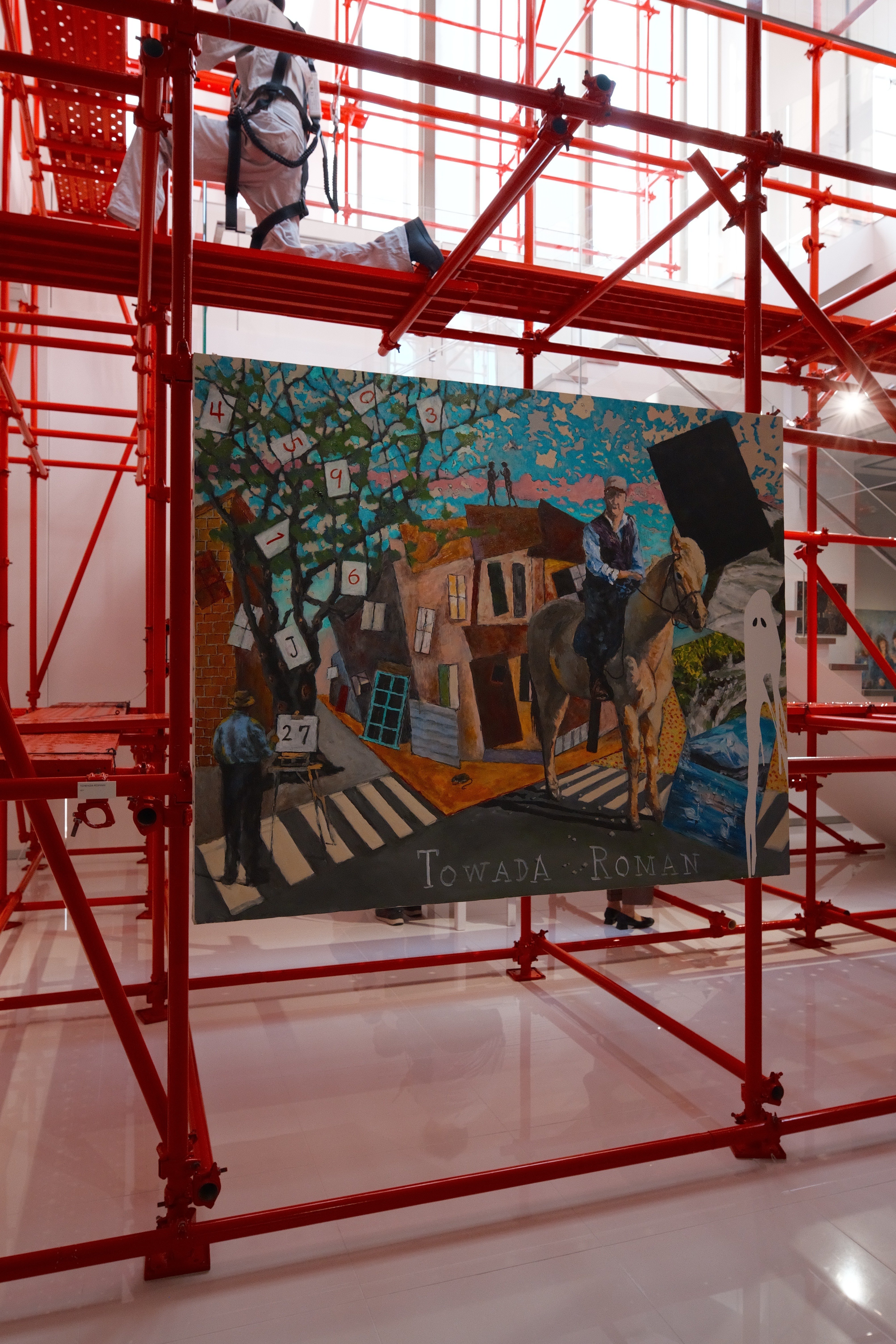 参考画像★未確認の多色抽象画★横尾忠則★クリアライト 展示】「横尾忠則 未完の自画像 - 私への旅」に見る日本文化｜プラナリア