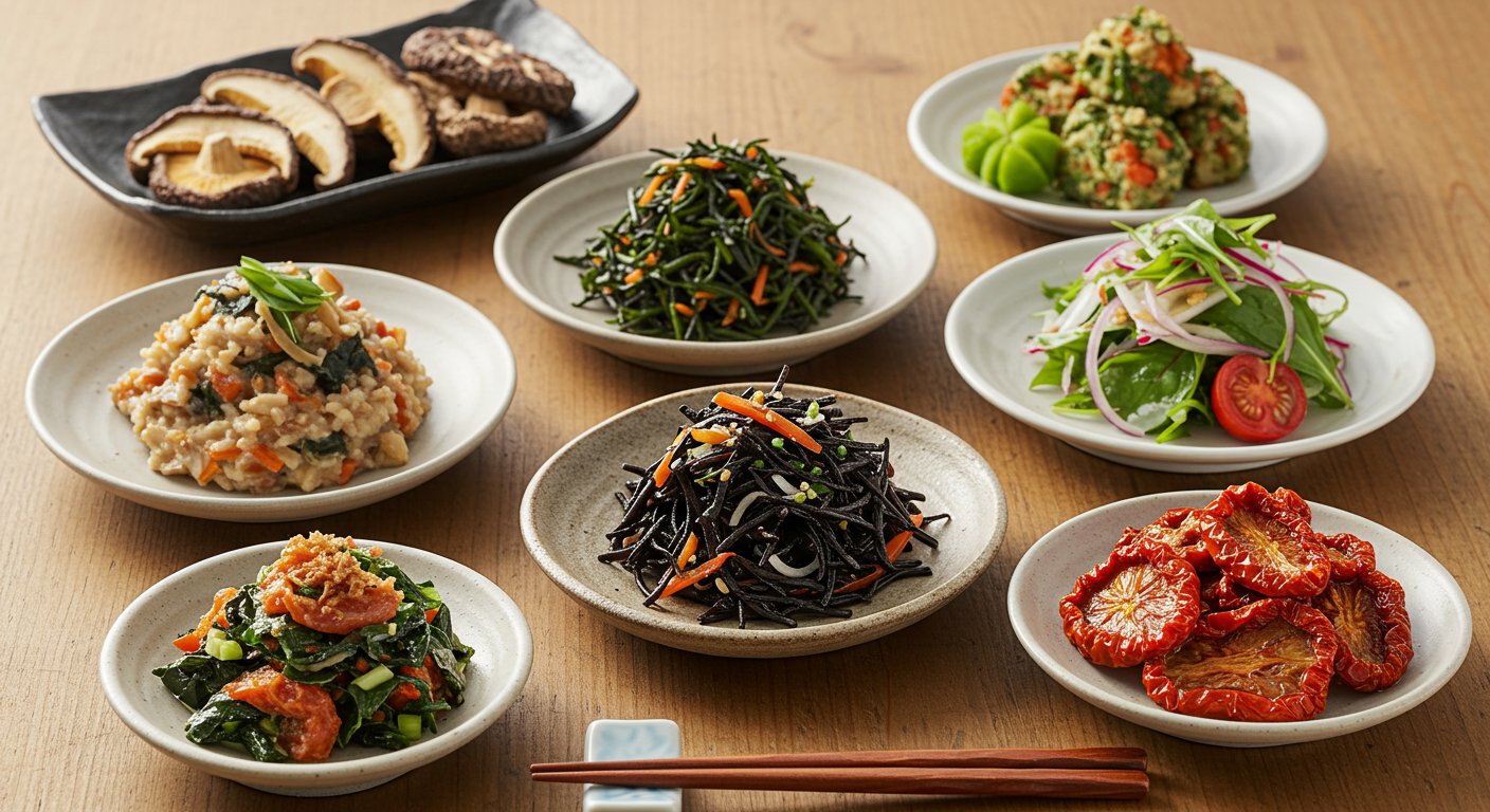 乾物を使った様々な料理