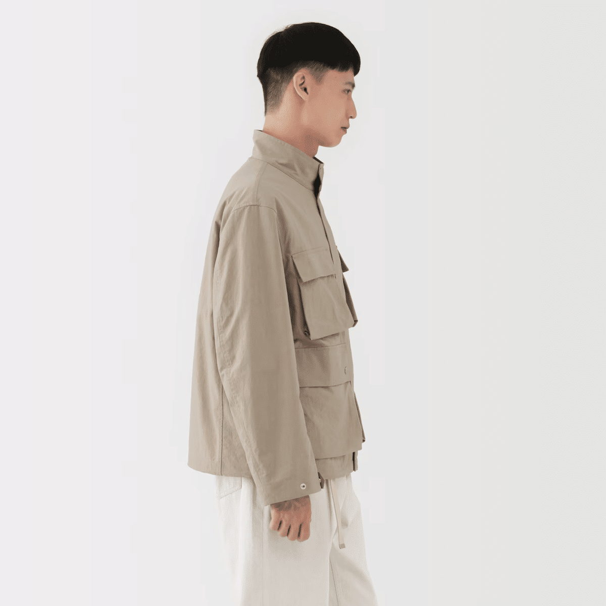 【タグ付・極美品】MUJI Labo 2025AW ワークブルゾン ベージュ M m73369857254_1.jpg?1757264676