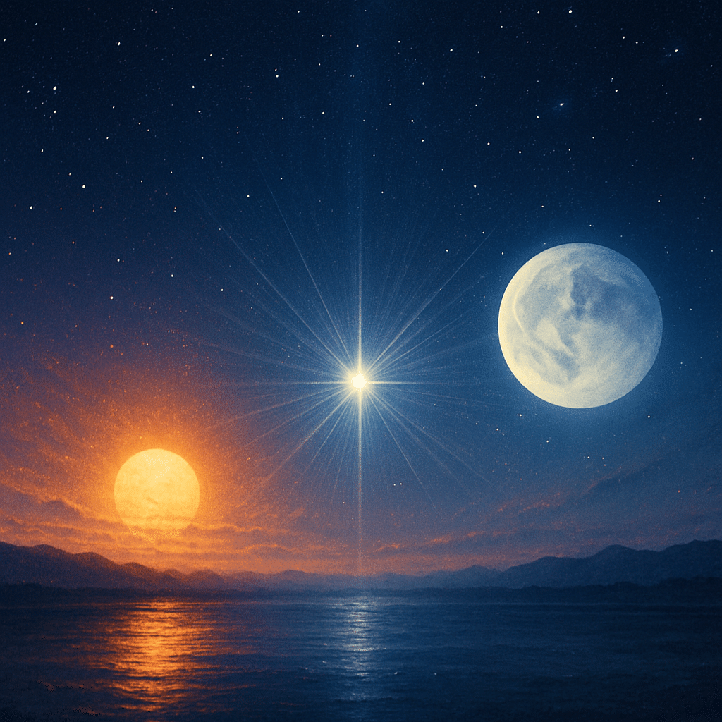 太陽と月 陰と陽 原画一点物 太陽と月 陰と陽 原画一点物 太陽と月 陰と陽 原画一点物 太陽と