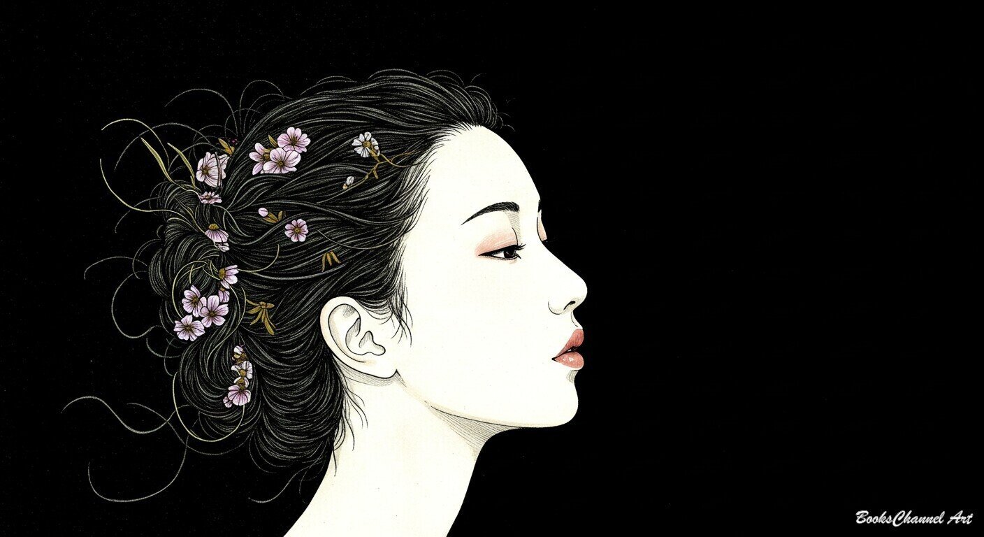 絵画　23827/E 手描きイラスト　グラビア　美人画　オリジナル Digital Ukiyo-e 作品#013 - デジタル時代の新・美人画集