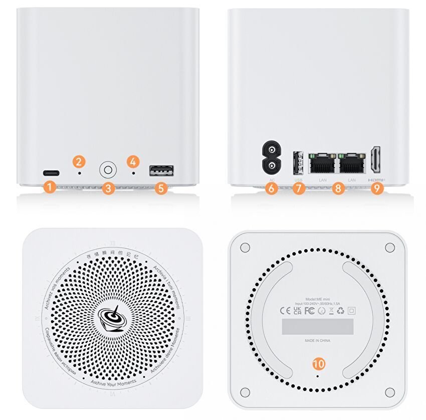 Beelink ME mini 6×M.2スロット N150 NAS向け Beelink | Beelink ME mini 6-slot Home Storage NAS Mini PC