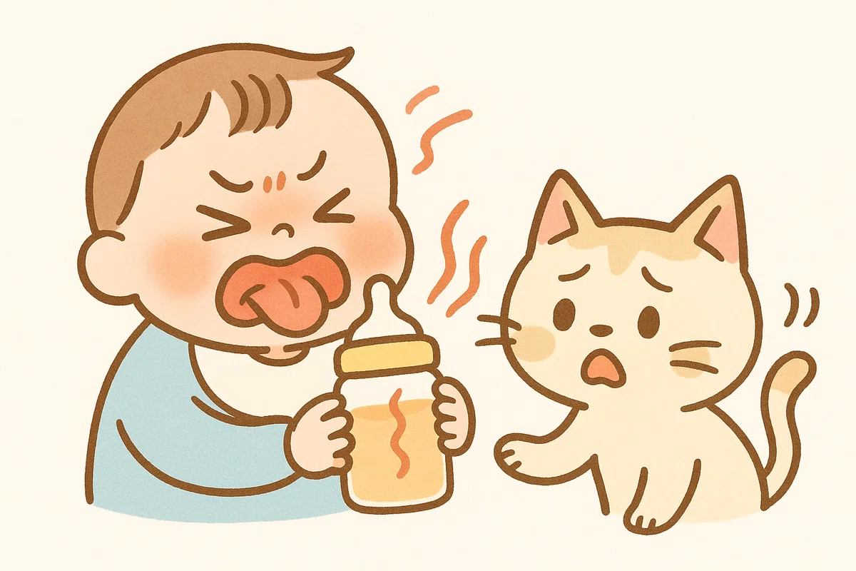 猫舌は遺伝なのか?育児中のプチギモン|TUKINEKO