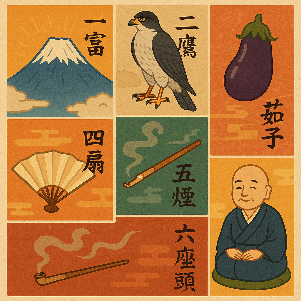 初夢に出てくると縁起がいい！？「一富士二鷹三茄子」ってなに