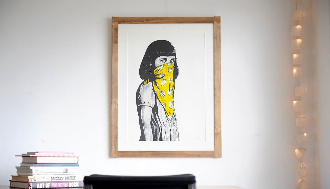 カモミールティーのキングとクィーン　挿し絵額装 カモミールティーのキングとクィーン 挿し絵額装 版画