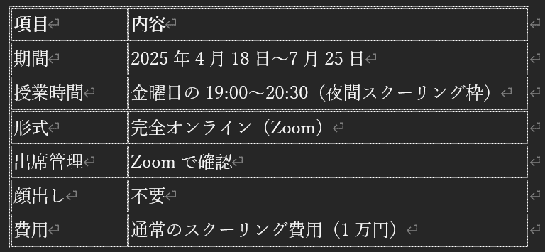 夜間スクーリング】「生徒指導・進路指導」（前期金曜日）の体験記【日