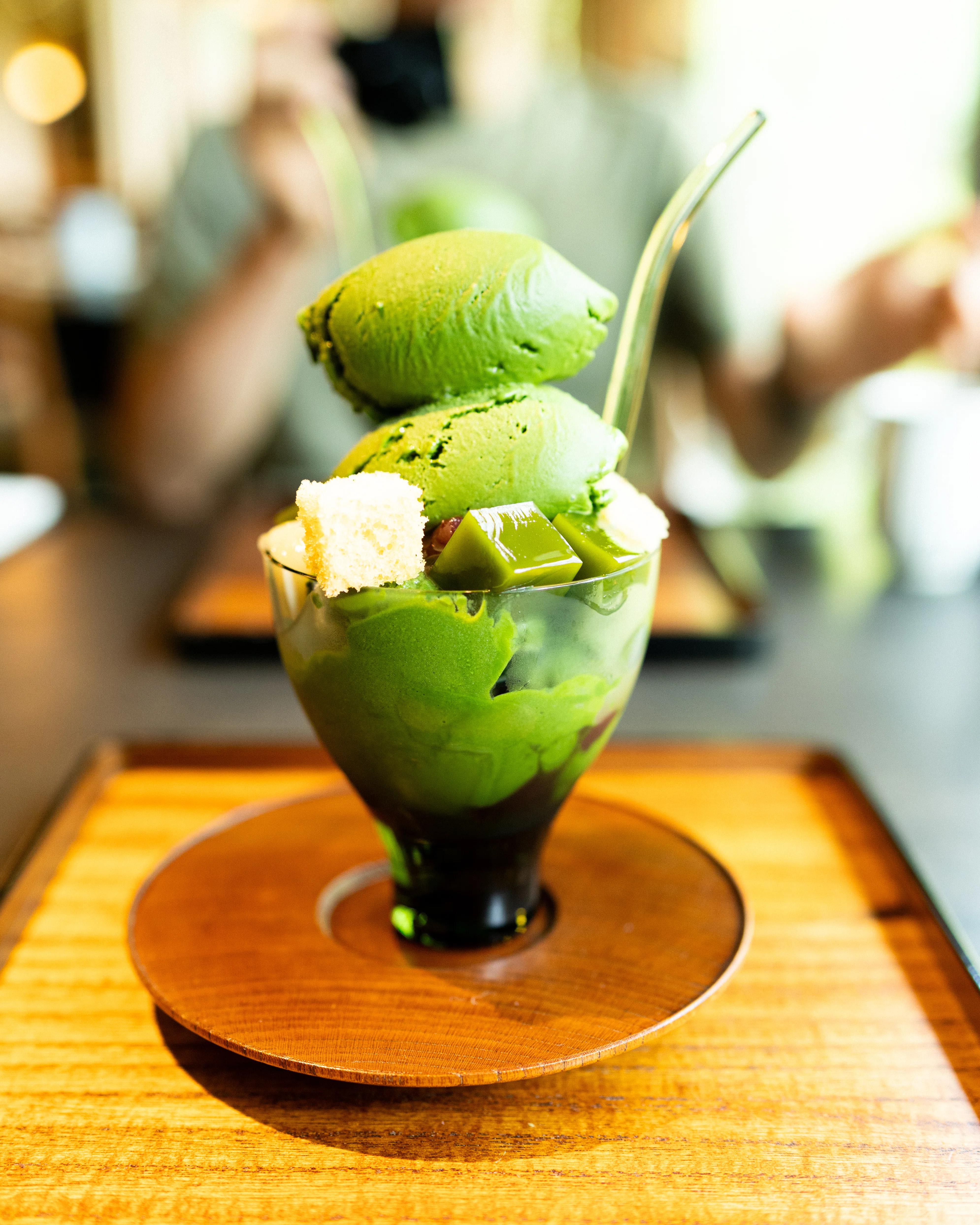 京都のおやつ🍦：無碍山房 サロン・ド・無碍の濃厚抹茶パフェ｜koharu