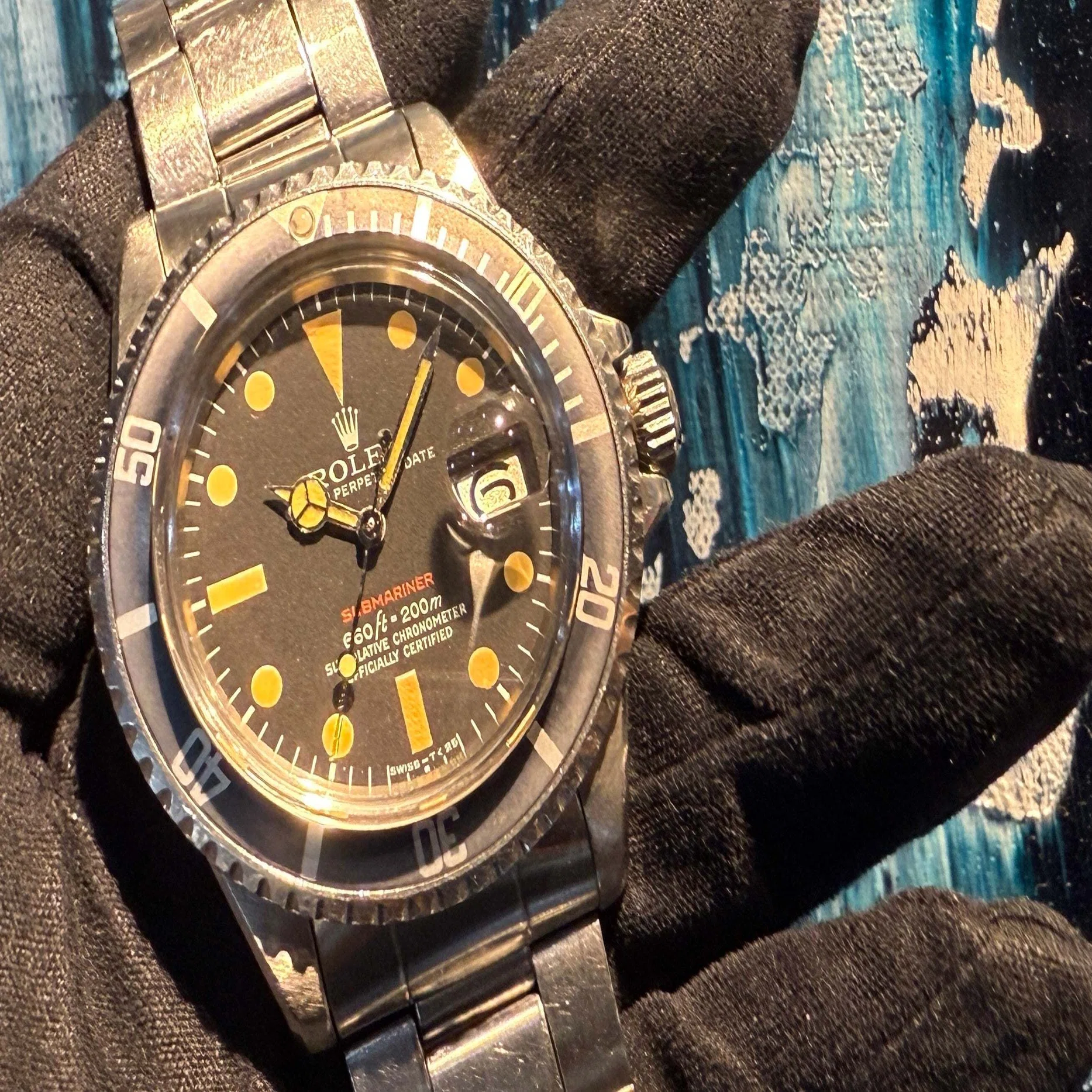 ROLEX サブマリーナ Ref.1680 赤サブ 巻きブレス9315付属