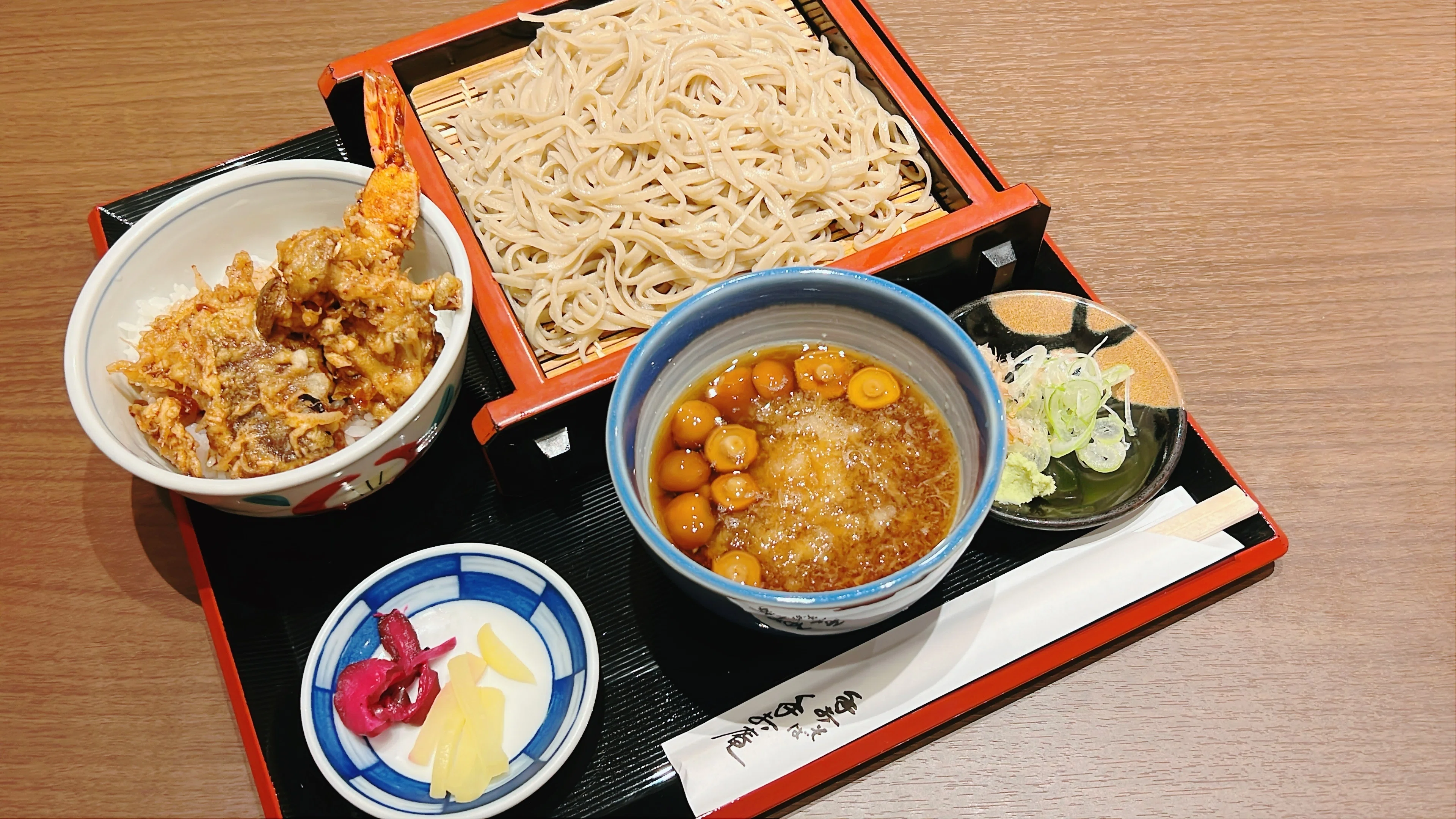 手打ちそばキット TJ5720 静岡県・伊東市】手打ちそばとミニ天丼｜老舗 