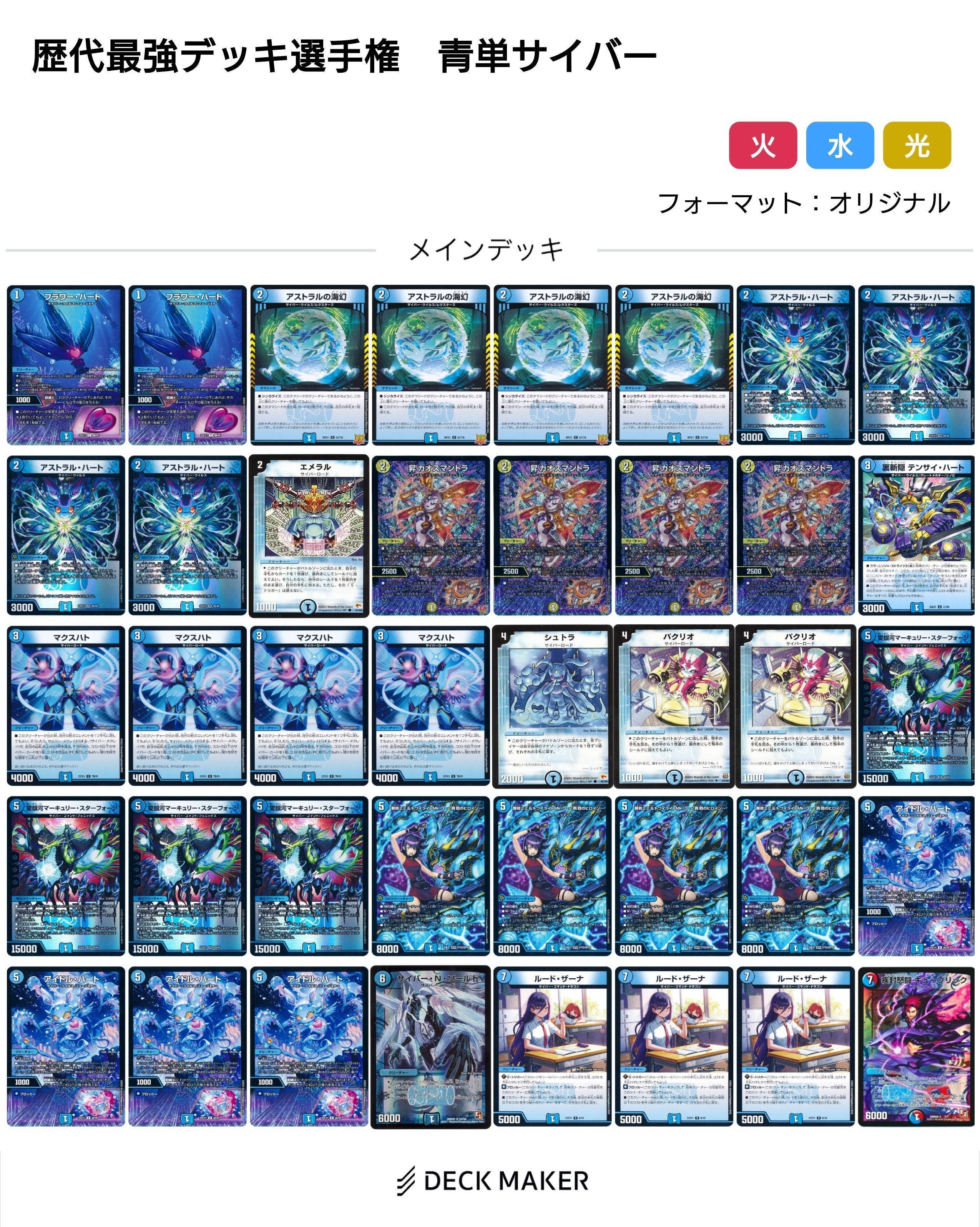 デュエルマスターズ 青単サイバー 青単サイバー【デュエマ歴代最強デッキ㉛】｜れもん
