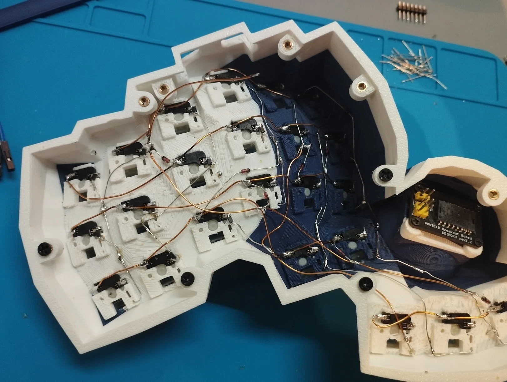 続・ZMKでトラックボール付き3Dキーボードを作った話｜なゆ