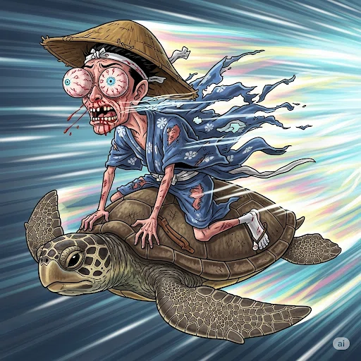 続・AIと自由研究】浦島太郎はゲームだった？Mermaidで作る昔話