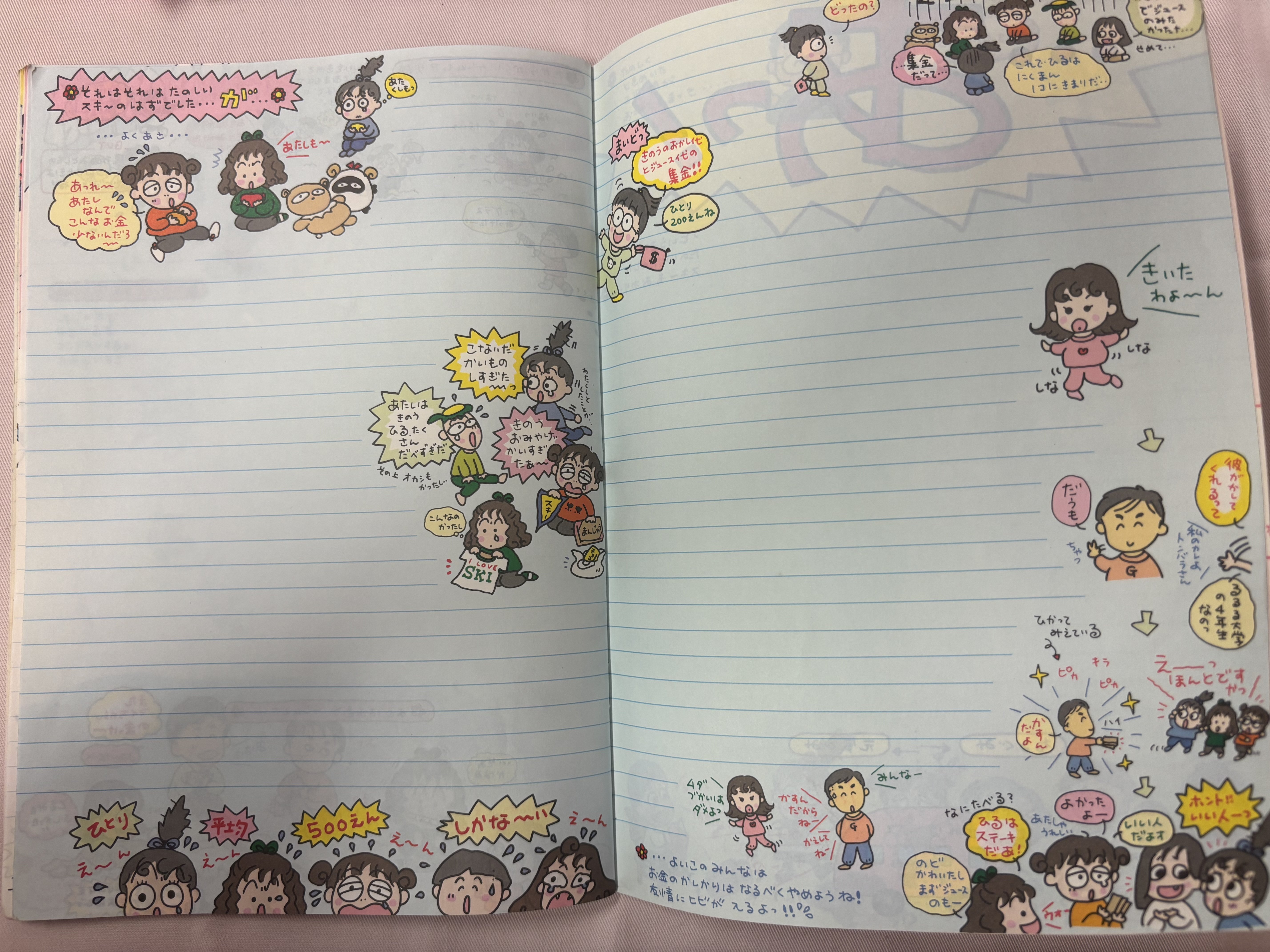 るるる学園90年🍒1・2・さんハイお元気の～と～共学化とスキーに行く