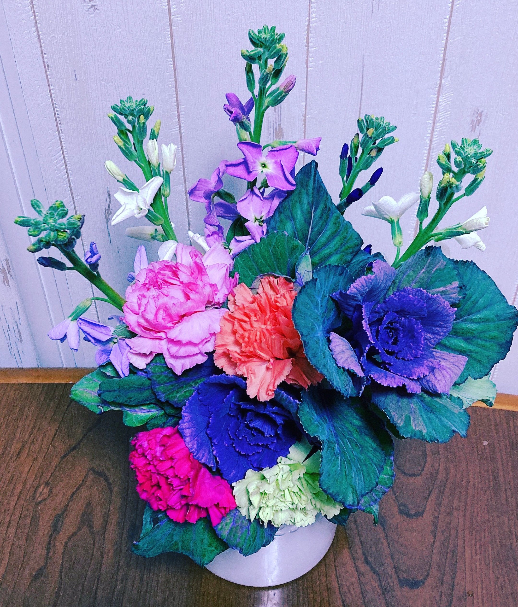 初めてのフラワーアレンジメント💐｜Aki