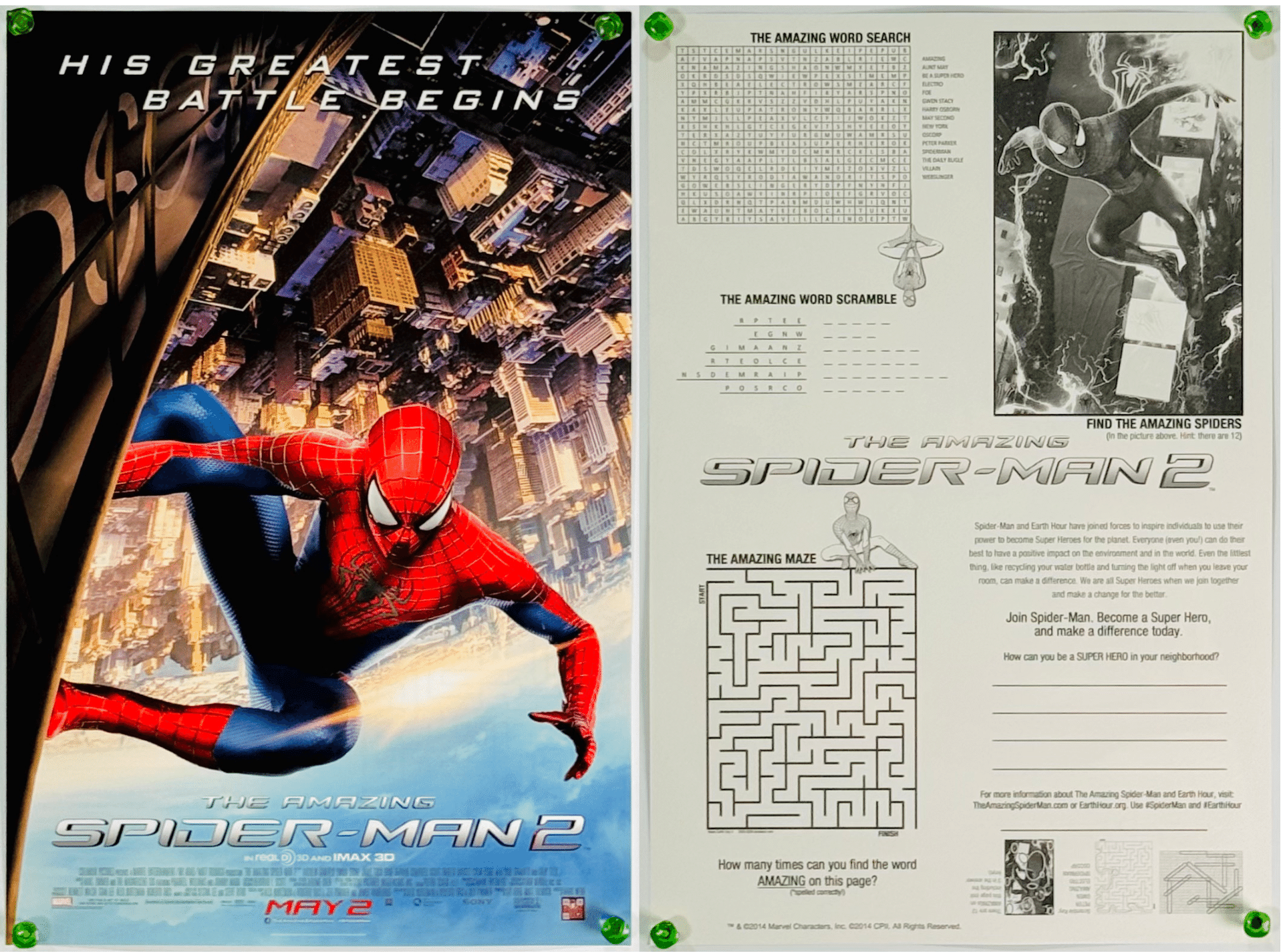 2002年 初期 USA製 スパイダーマン 立体プリント ムービーTシャツ 黒